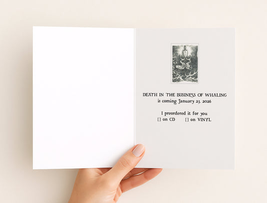 "I Preordered it For You" greeting card signed by Alec