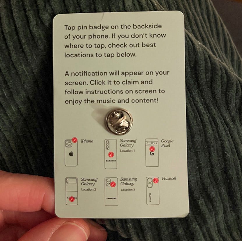 'Death In The Business of Whaling' Pin Badge