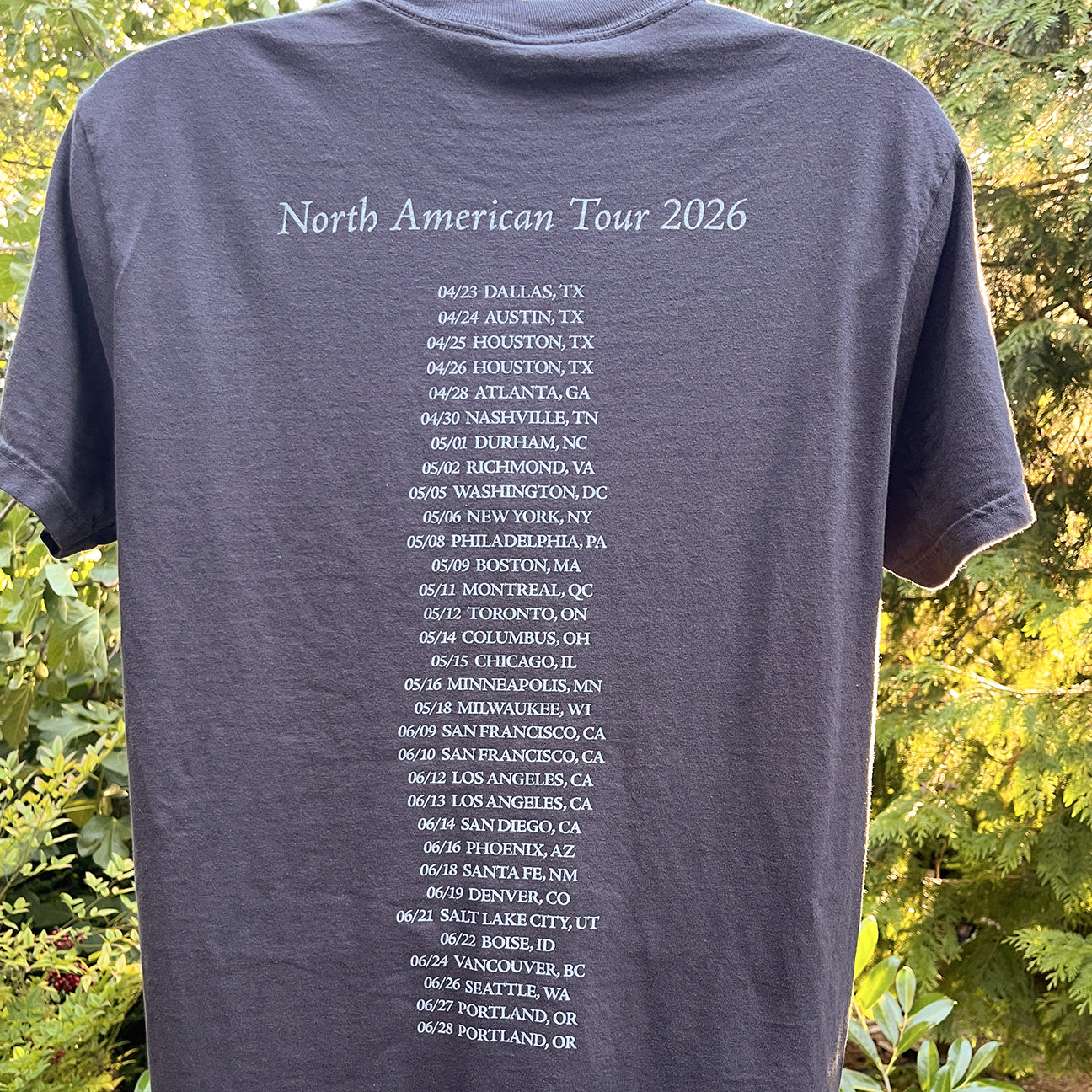 2026 Tour Tee - Comfort Colors